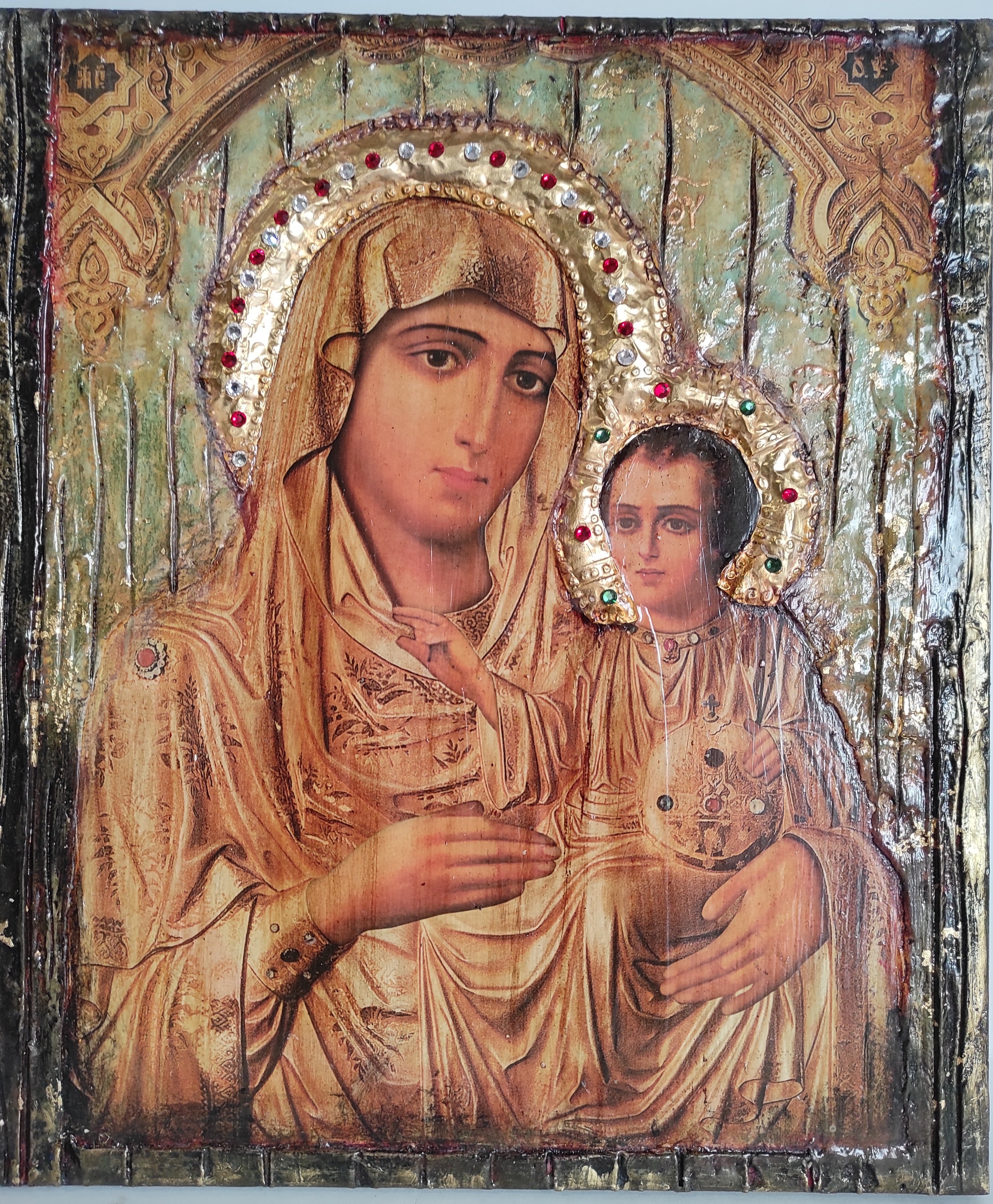 Virgin Mary with Jesus&nbsp; Jerusalem&nbsp;New&nbsp;Icon - Orthodox Greek Byzantine Icons