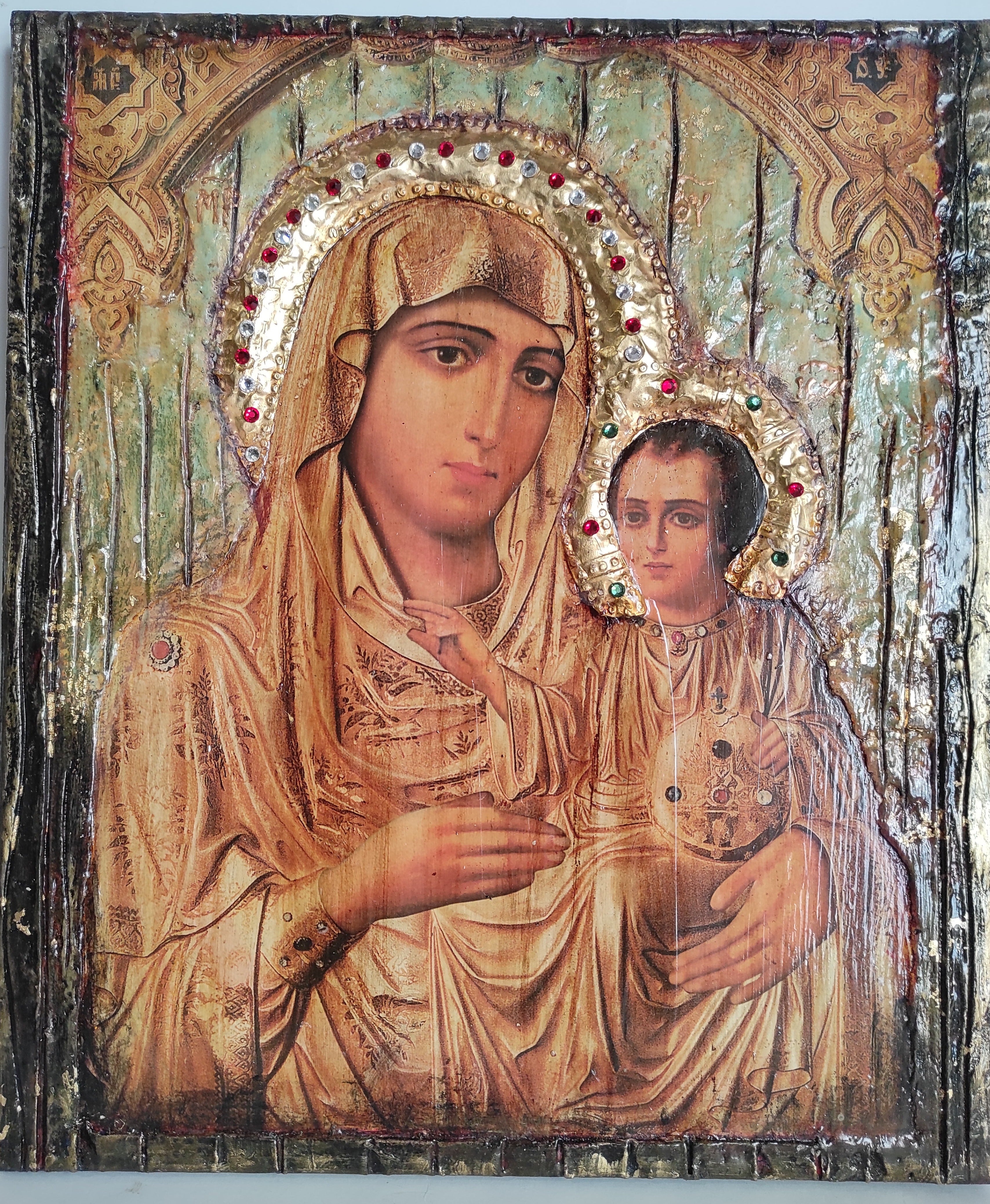 Virgin Mary with Jesus&nbsp; Jerusalem&nbsp;New&nbsp;Icon - Orthodox Greek Byzantine Icons