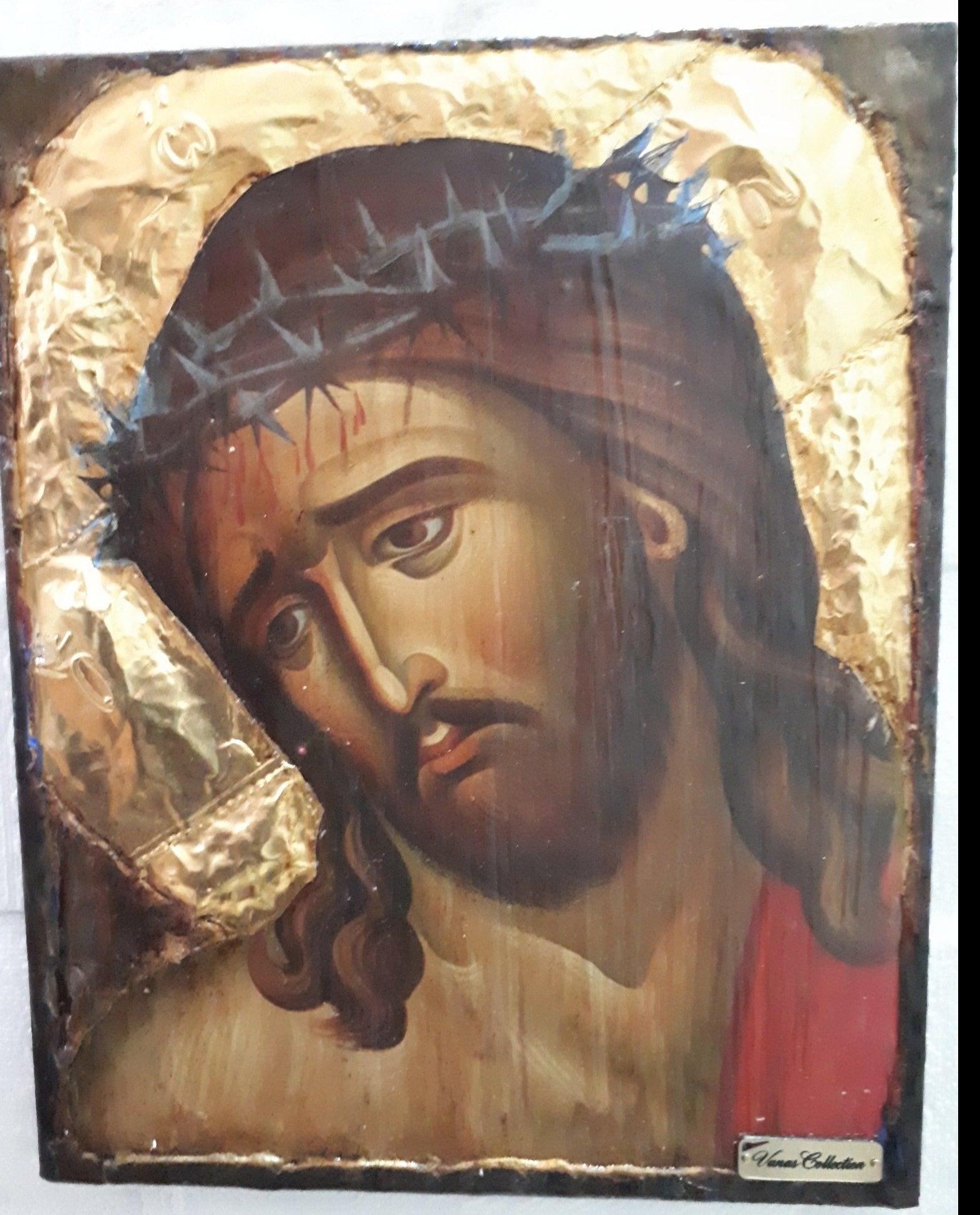 Jesus Christ "Bridegroom" Nymphios-Greek Byzantine Orthodox Face Art Icon - Vanas Collection