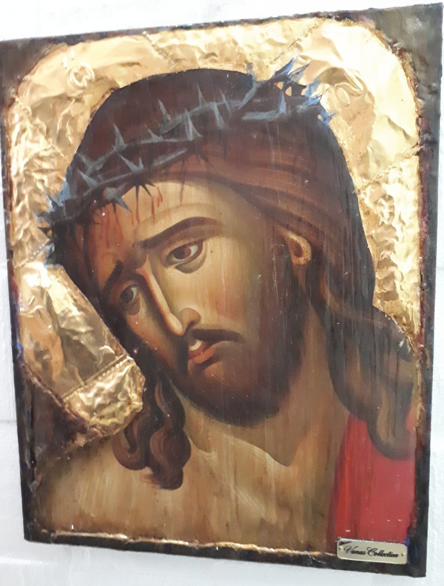 Jesus Christ "Bridegroom" Nymphios-Greek Byzantine Orthodox Face Art Icon - Vanas Collection