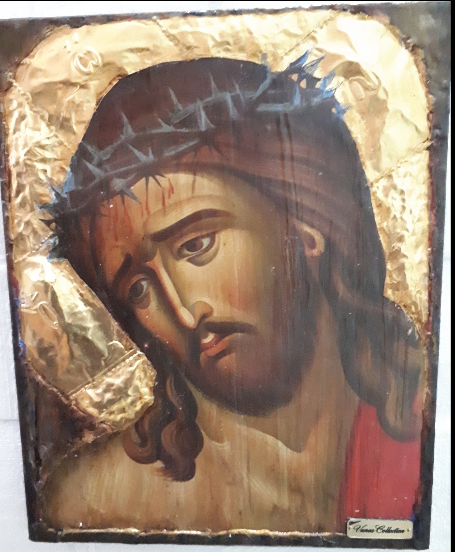 Jesus Christ "Bridegroom" Nymphios-Greek Byzantine Orthodox Face Art Icon - Vanas Collection