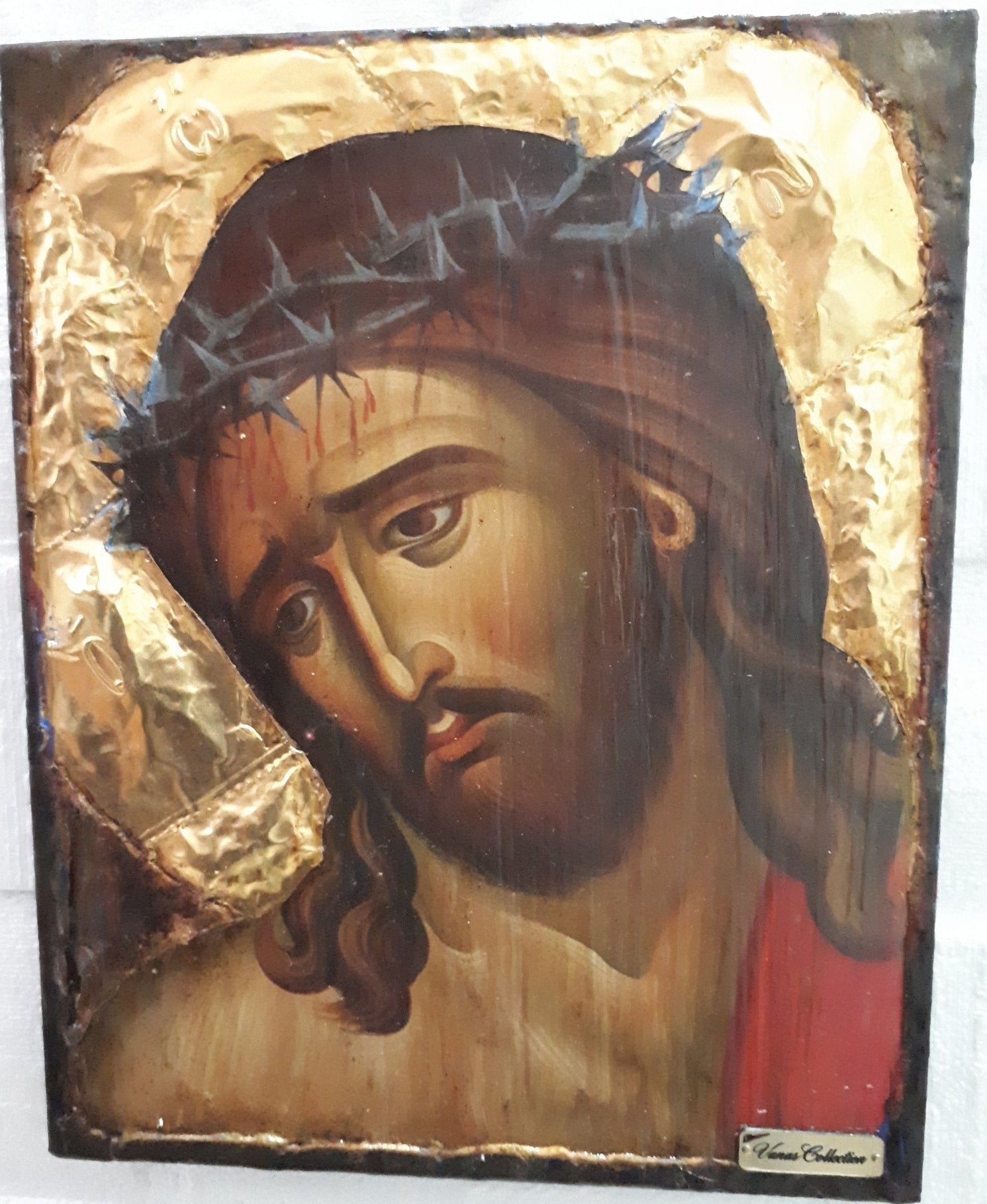 Jesus Christ "Bridegroom" Nymphios-Greek Byzantine Orthodox Face Art Icon - Vanas Collection