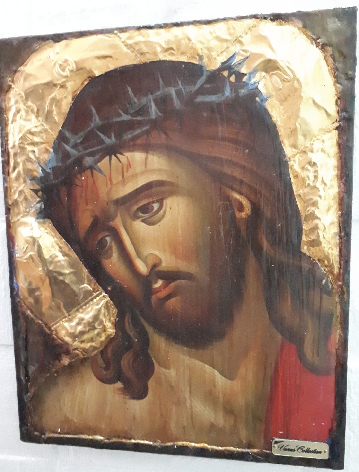 Jesus Christ "Bridegroom" Nymphios-Greek Byzantine Orthodox Face Art Icon - Vanas Collection