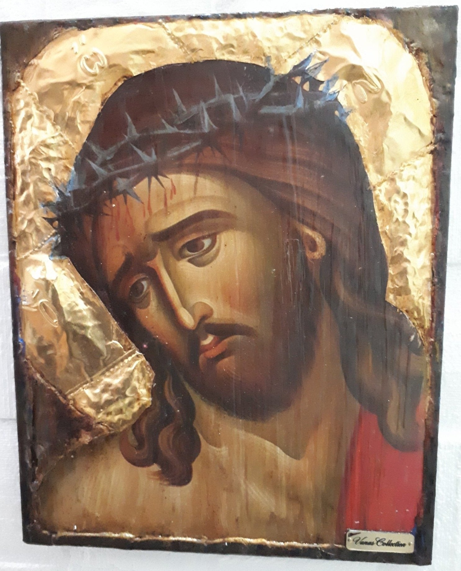 Jesus Christ "Bridegroom" Nymphios-Greek Byzantine Orthodox Face Art Icon - Vanas Collection