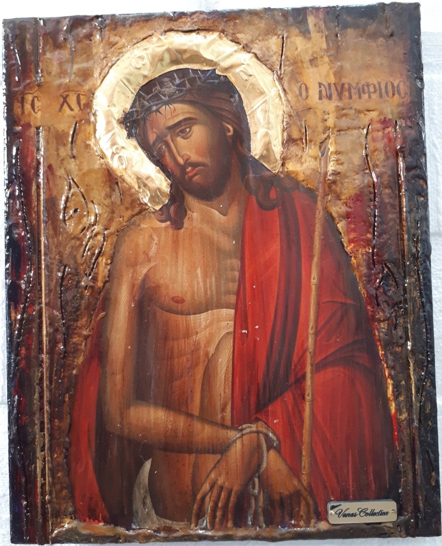 Jesus Christ "the Bridegroom" Nymphios-Greek Russian Orthodox Byzantine Icons - Vanas Collection