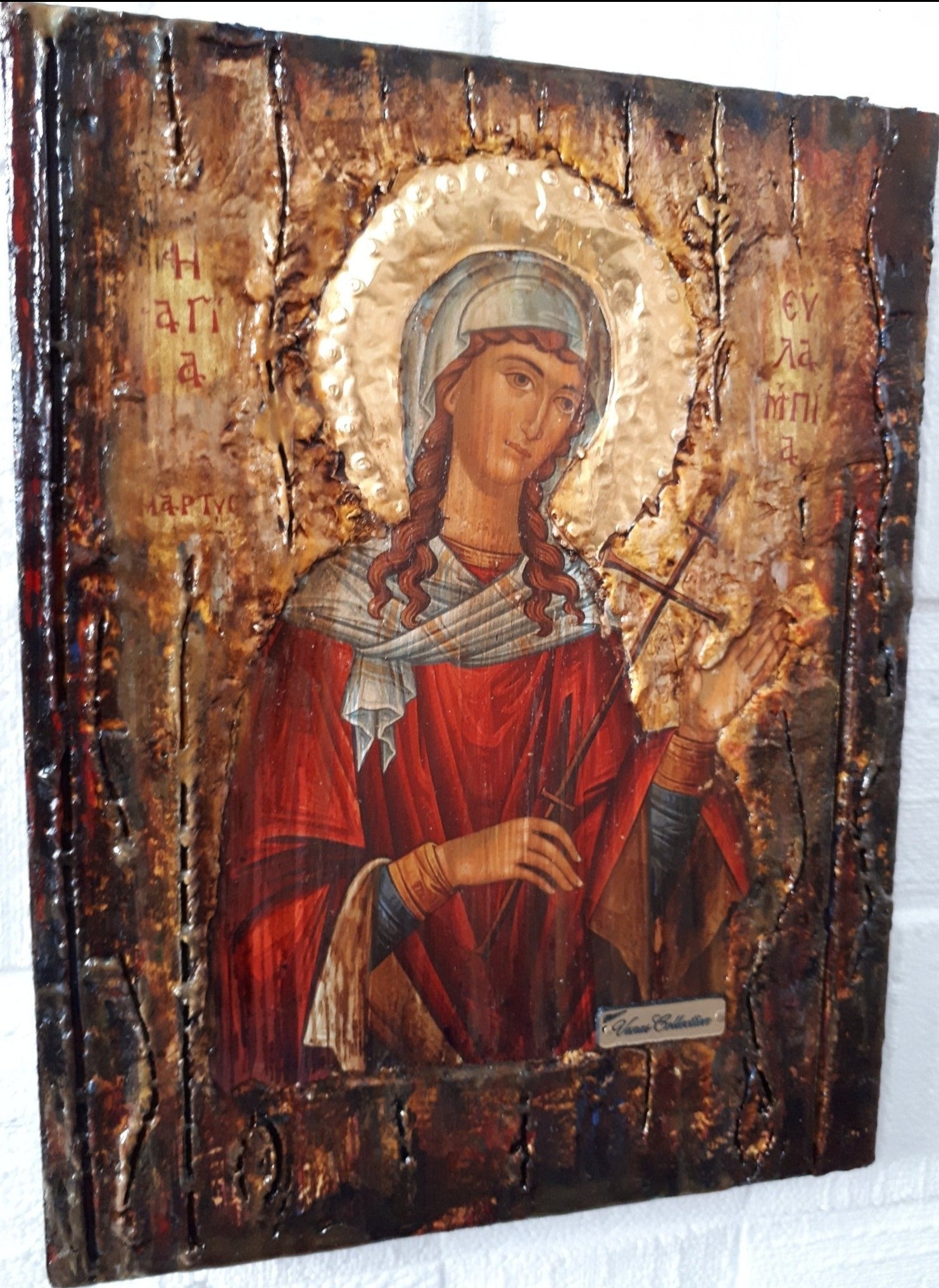 Saint Eulampia-Sainte Eulampie-Eulampia-Santa Eulampia Orthodox Christian Icons - Vanas Collection