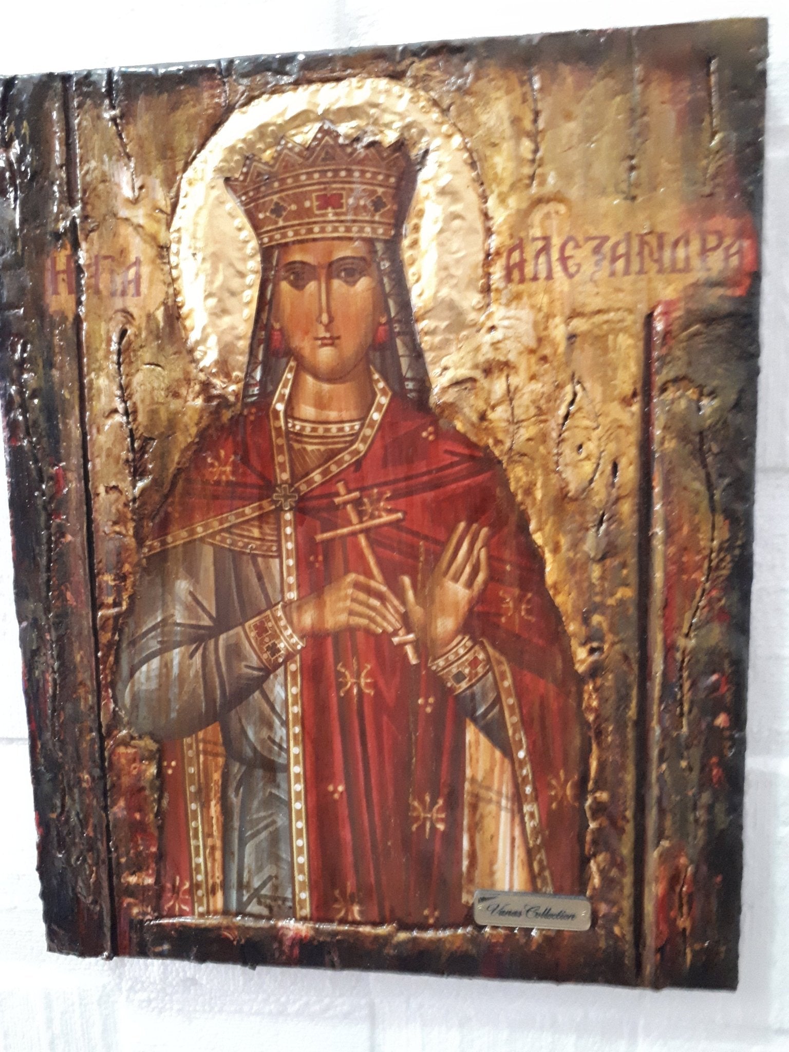 Saint St. Alexandra the Martyr Empress of Rome Icon-Orthodox Christian Greek Icons - Vanas Collection