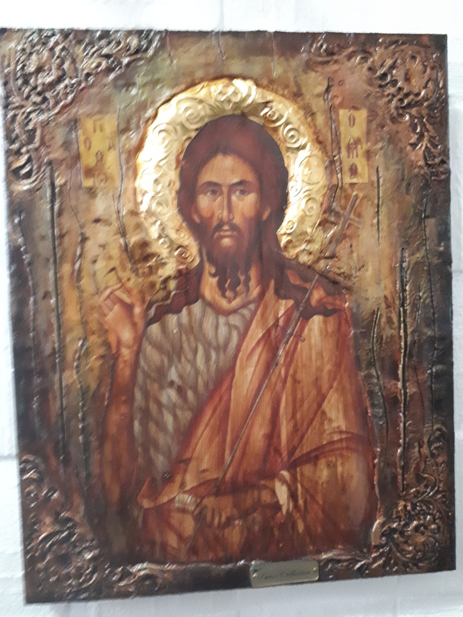 Saint St. Ioannis John Prodromos - Christianity Orthodox Byzantine Greek Icon - Vanas Collection