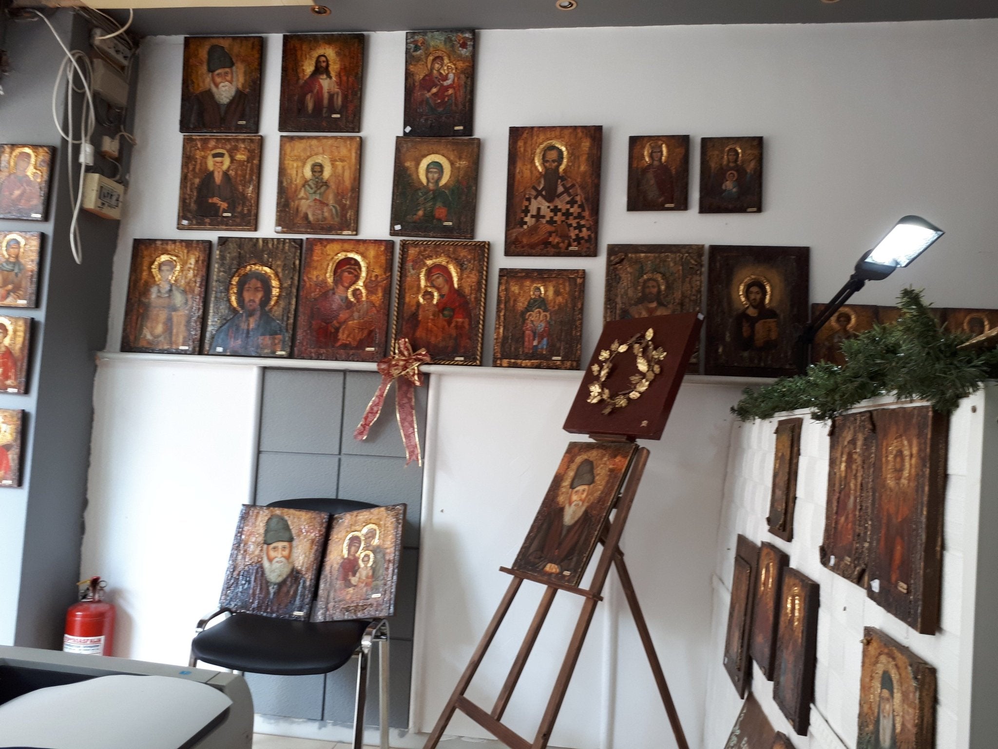 Saint St. Nikolas Nicolas Nick - Christianity Orthodox Byzantine Greek Icons - Vanas Collection