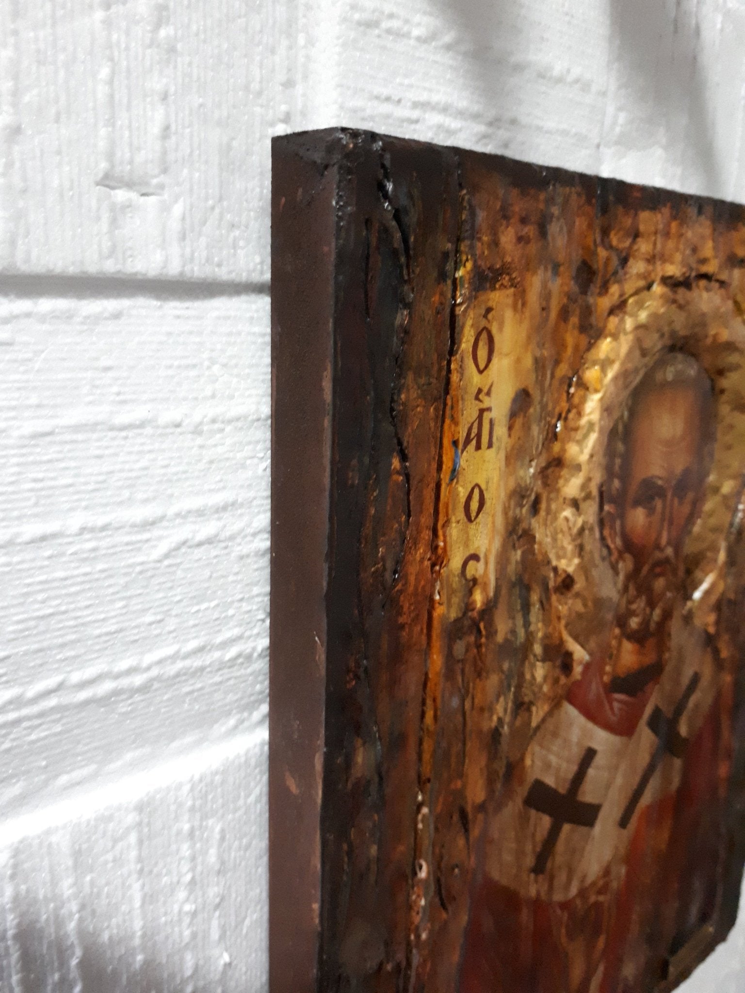 Saint St. Nikolas Nicolas Nick - Christianity Orthodox Byzantine Greek Icons - Vanas Collection