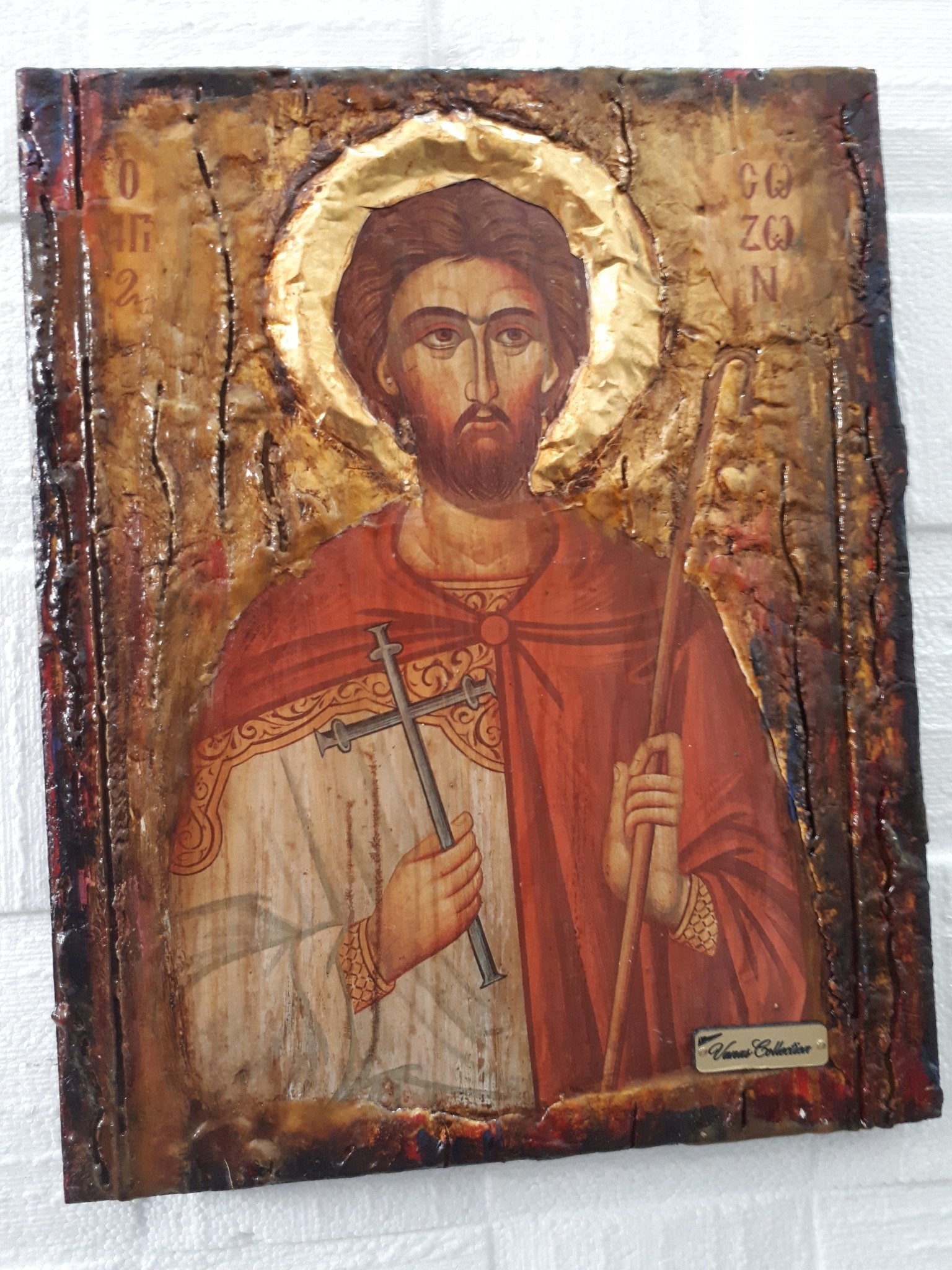 Saint St Sozon the Martyr of Cilicia-Greek Orthodox Byzantine Christian Icons - Vanas Collection