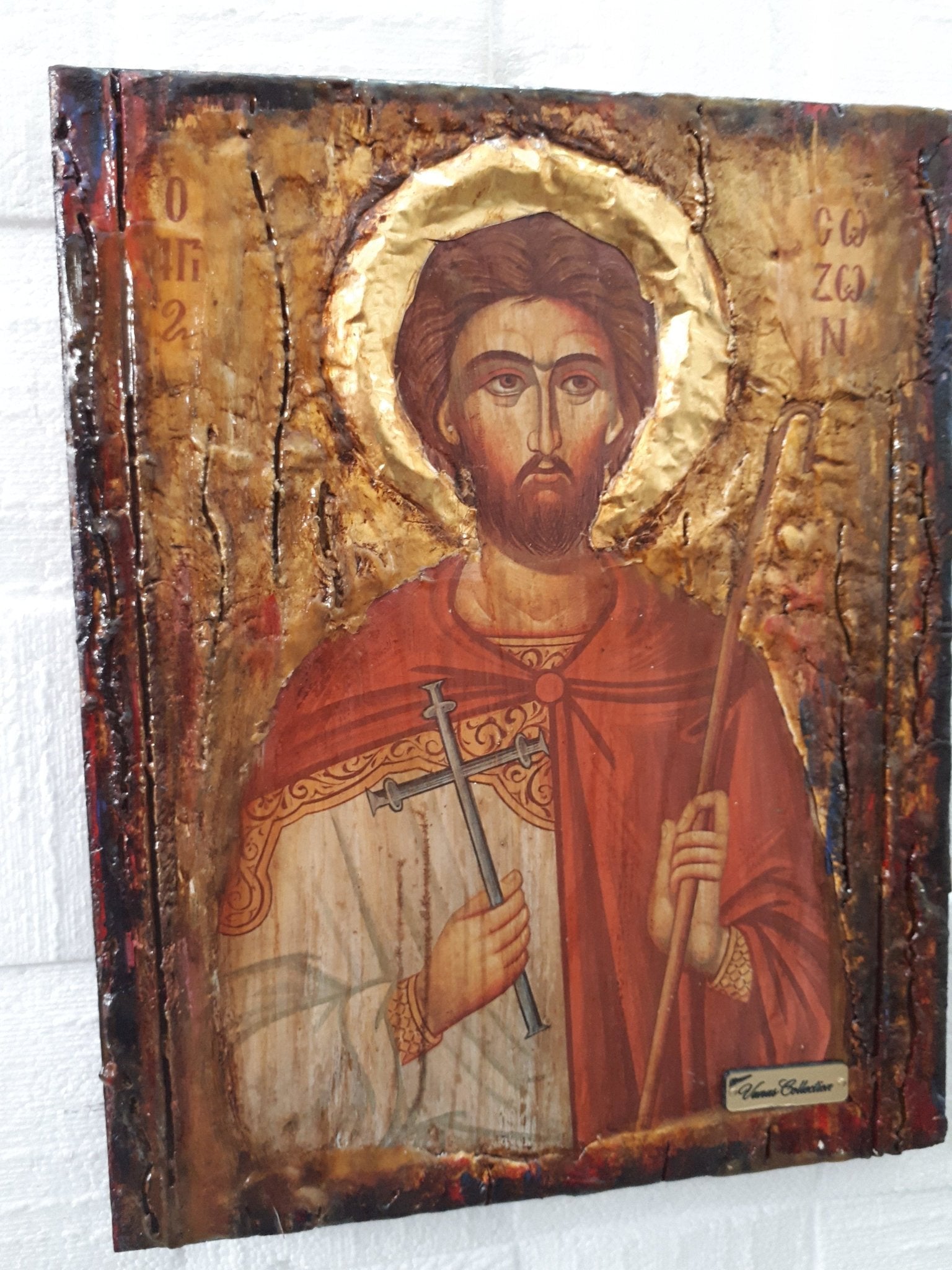 Saint St Sozon the Martyr of Cilicia-Greek Orthodox Byzantine Christian Icons - Vanas Collection