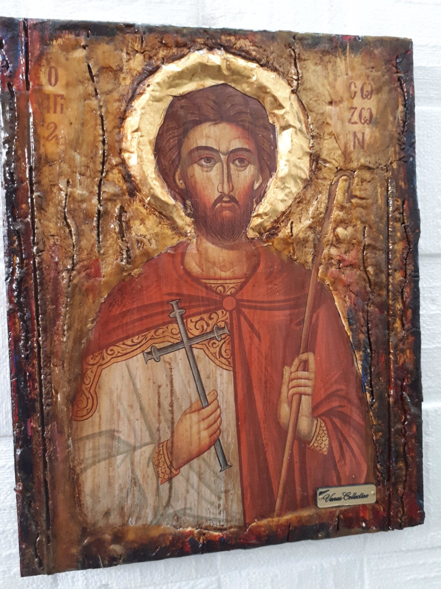 Saint St Sozon the Martyr of Cilicia-Greek Orthodox Byzantine Christian Icons - Vanas Collection