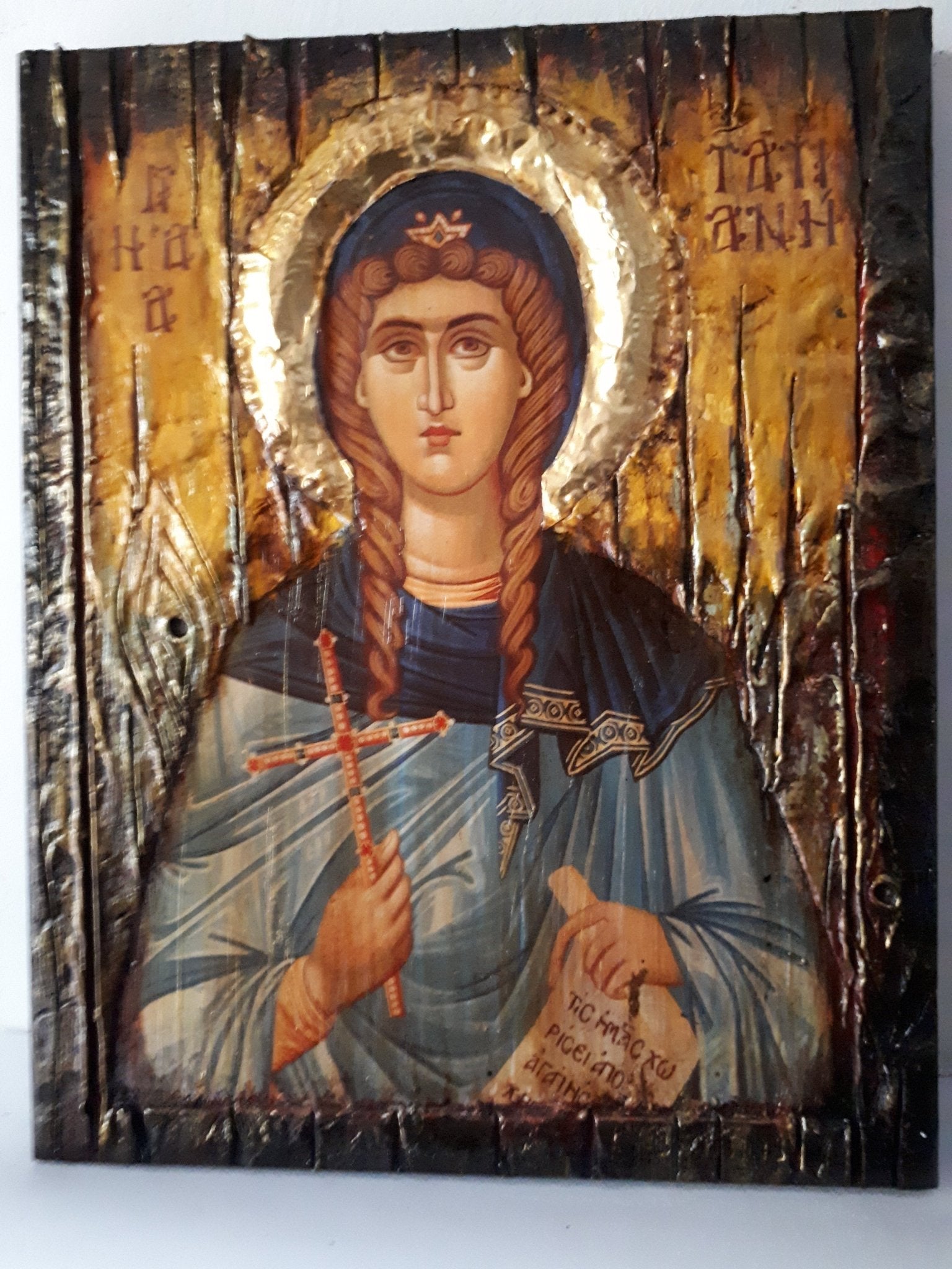 Saint St Tatiana Martyr of Rome Icon-Greek Orthodox Byzantine Icons - Vanas Collection