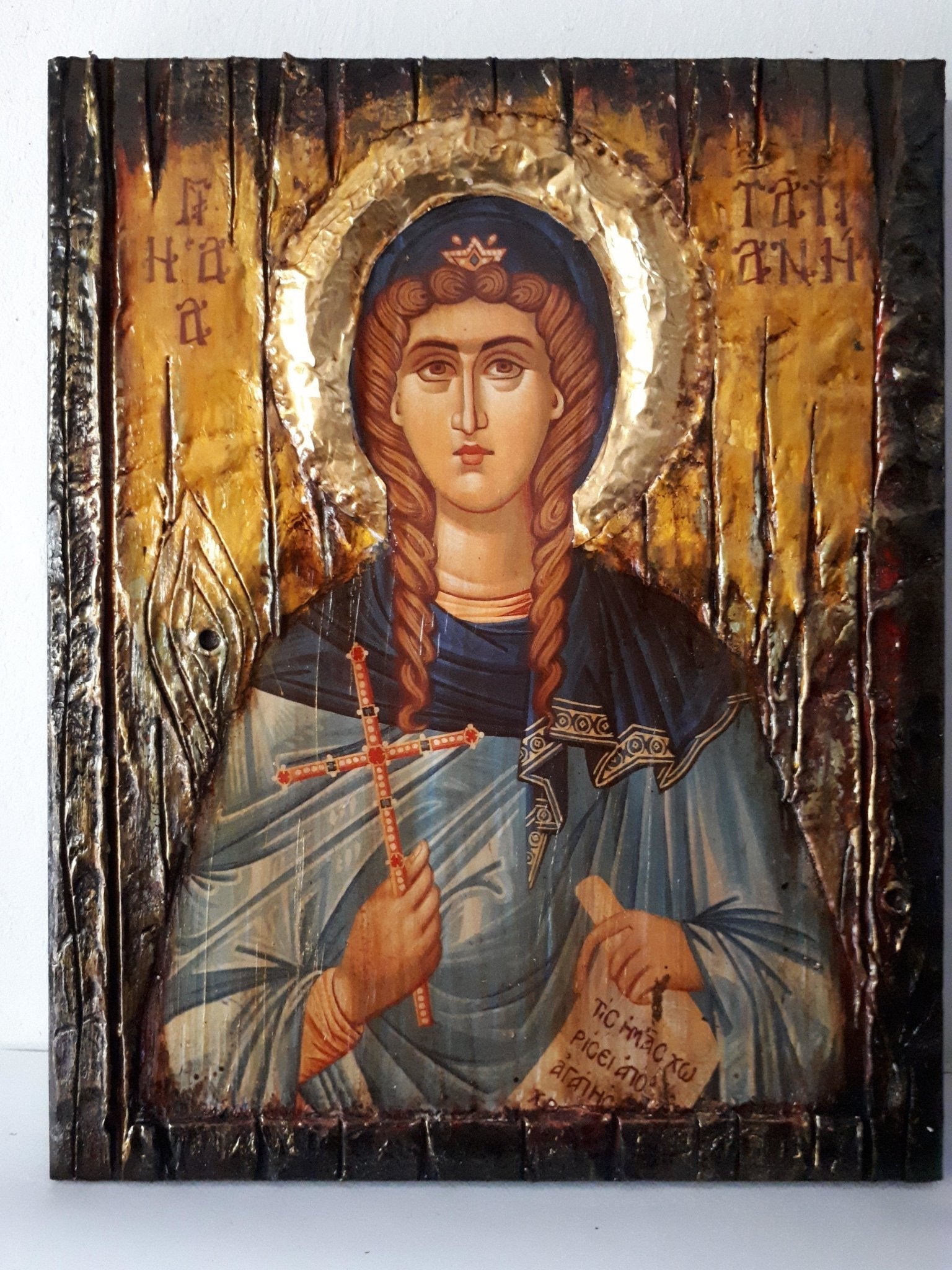 Saint St Tatiana Martyr of Rome Icon-Greek Orthodox Byzantine Icons - Vanas Collection