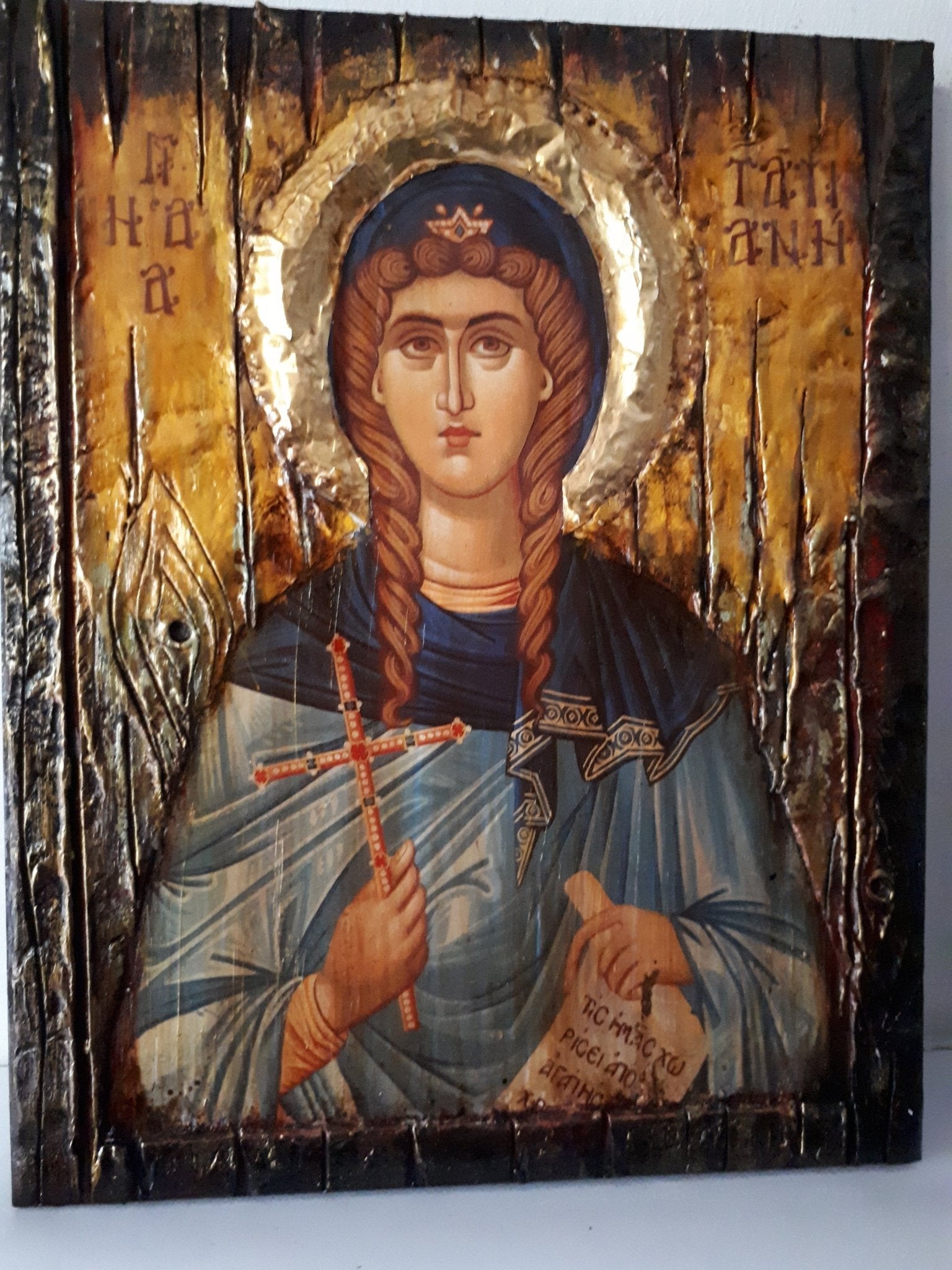 Saint St Tatiana Martyr of Rome Icon-Greek Orthodox Byzantine Icons - Vanas Collection