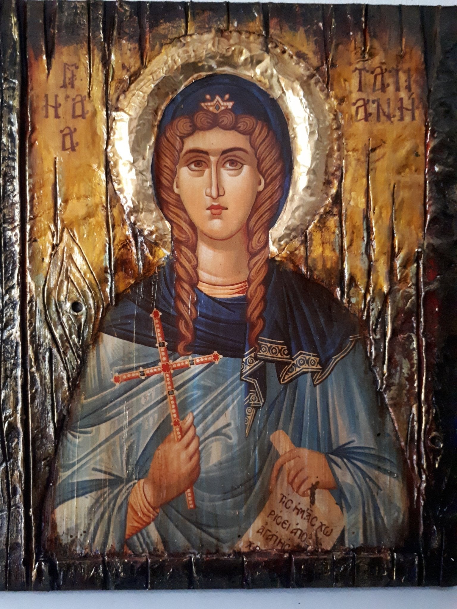 Saint St Tatiana Martyr of Rome Icon-Greek Orthodox Byzantine Icons - Vanas Collection