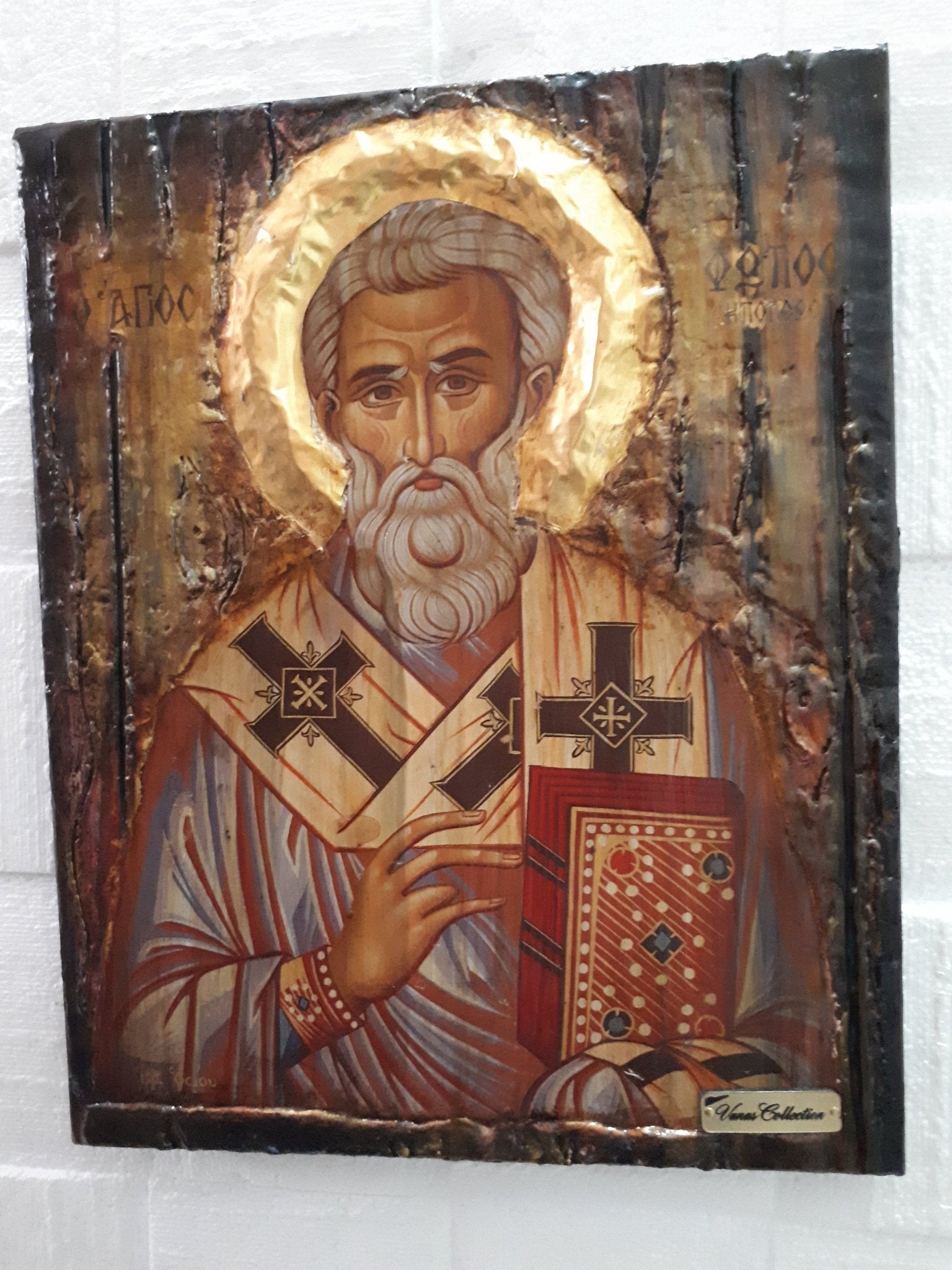 St Fotios Photius Photios the Great Patriarch of Constantinople Orthodox Icons - Vanas Collection